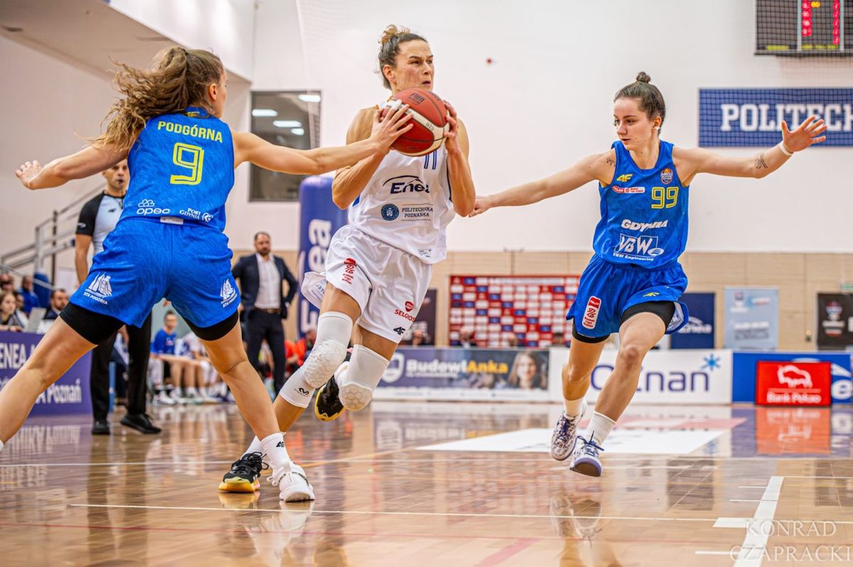 Zdjęcie do wpisu „Gdynianki lepsze od akademiczek w 7 kolejce Orlen Basket Ligi”