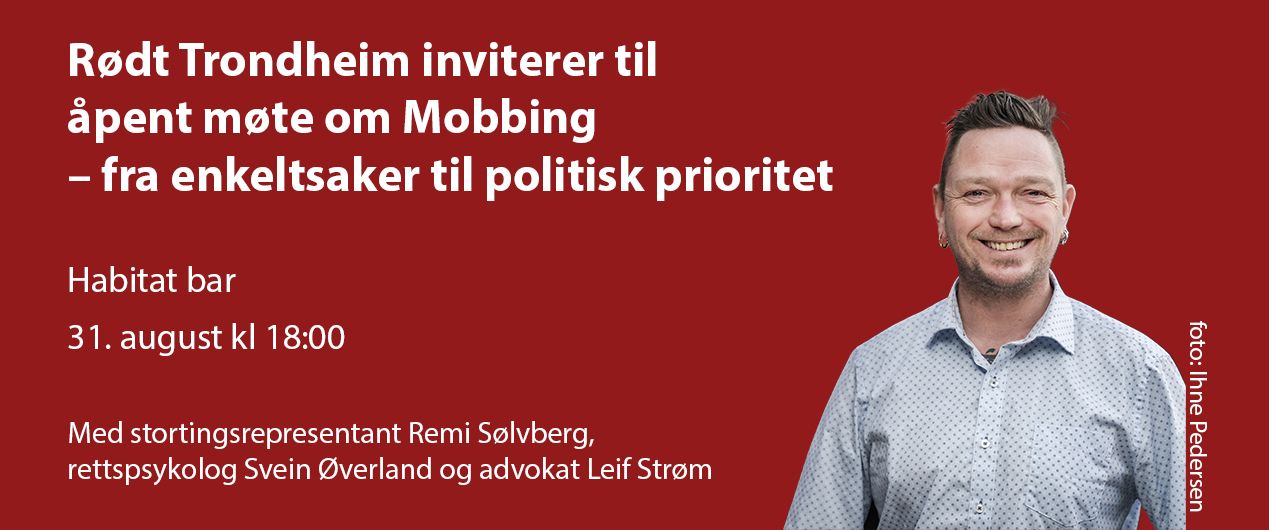 Åpent møte: Mobbing - fra enkeltsaker til politisk prioritet