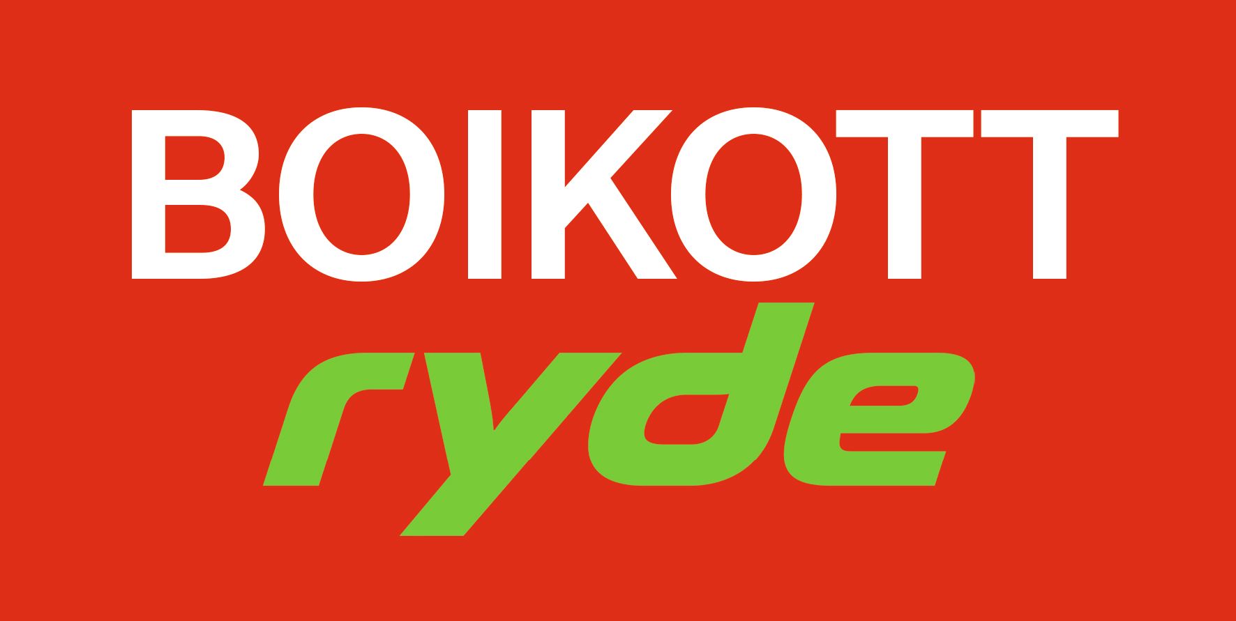 Boikott Ryde!