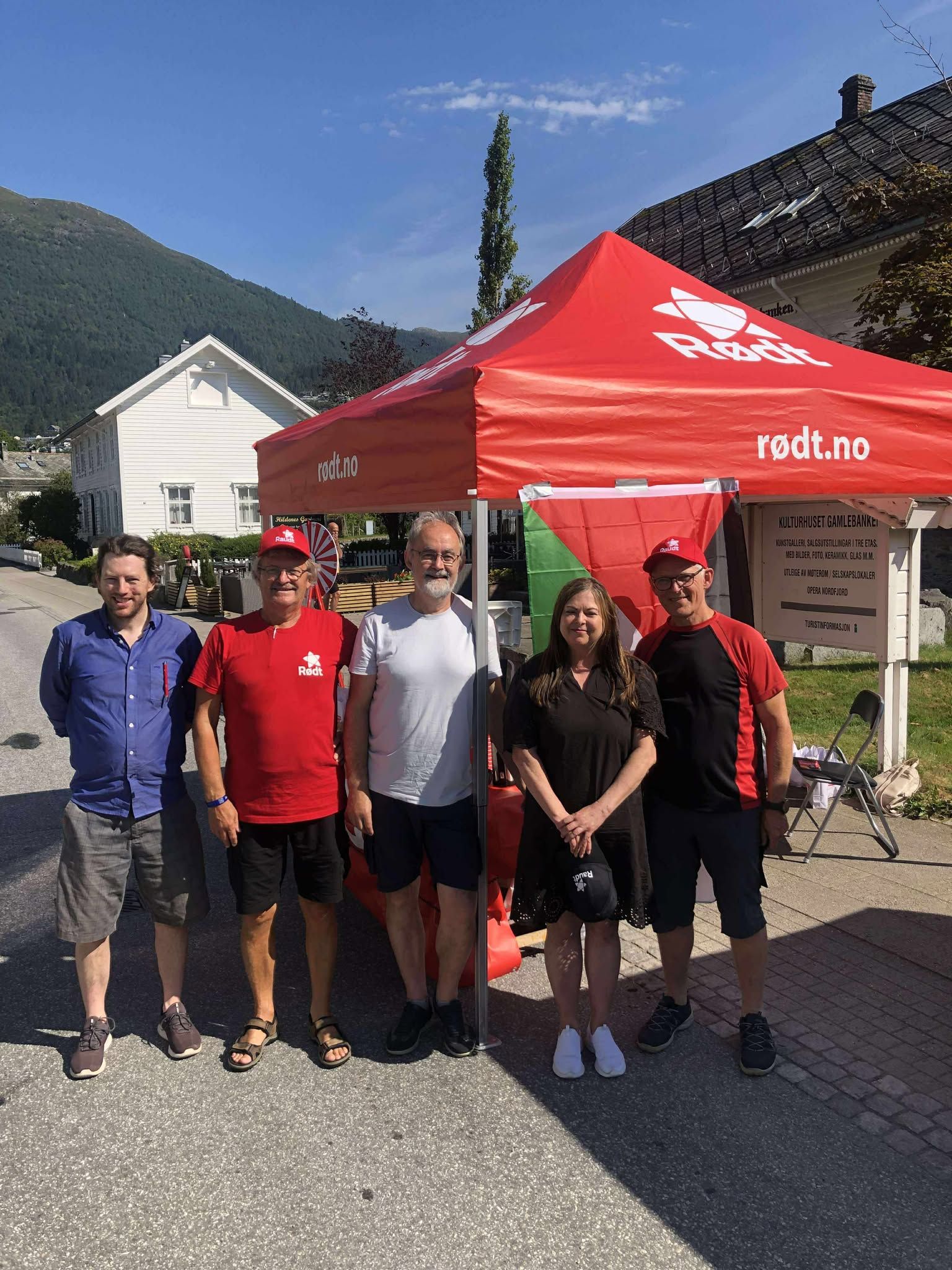 Raudt hadde stand på Malakoff-festivalen