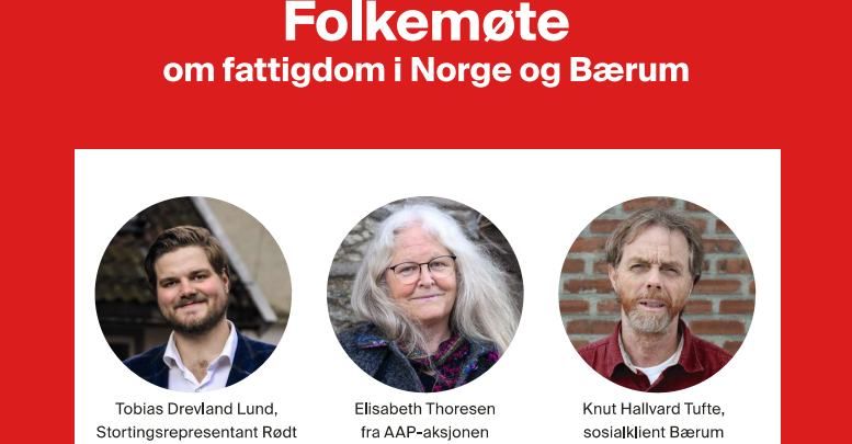 Folkemøte Om økt Fattigdom