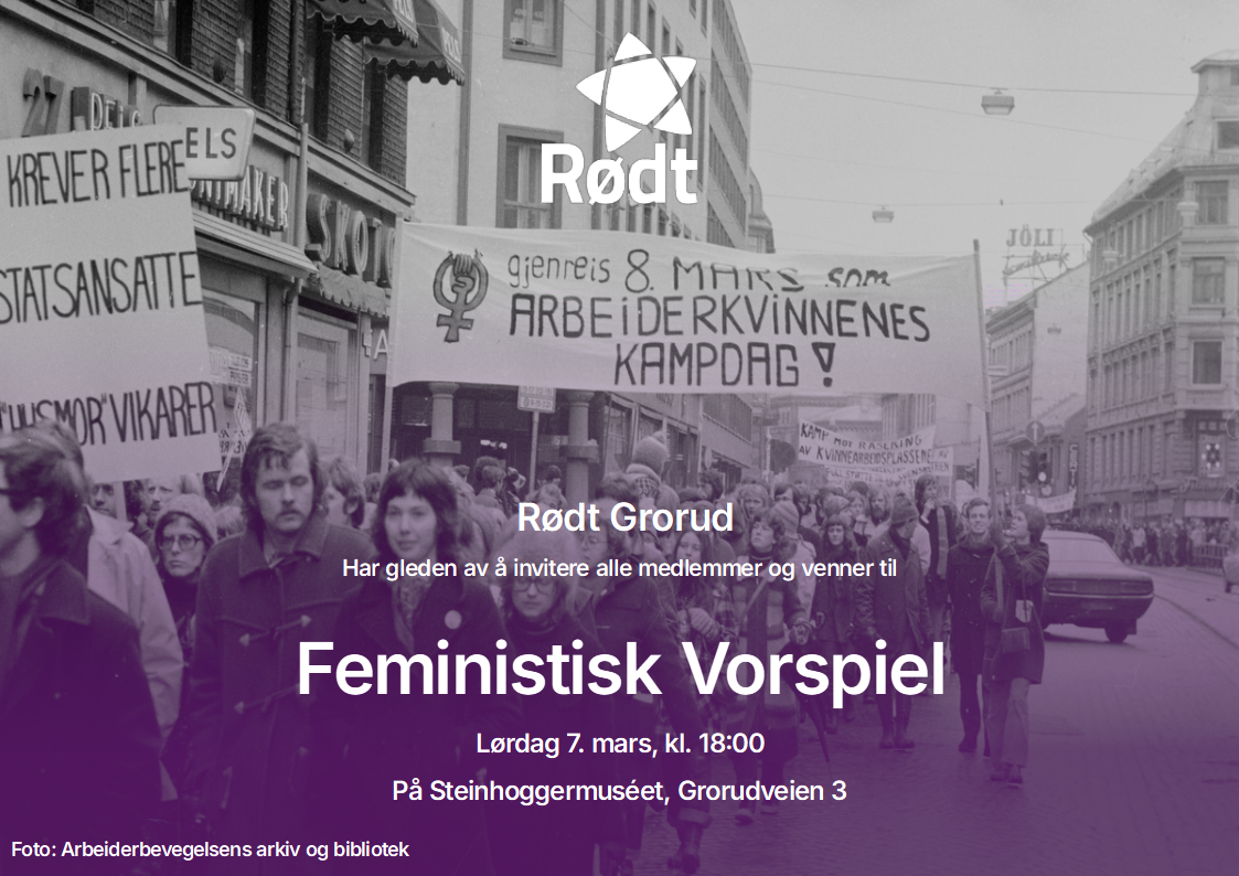 ♀️✊Feministisk vorspiel med Rødt Grorud!✊♀️
