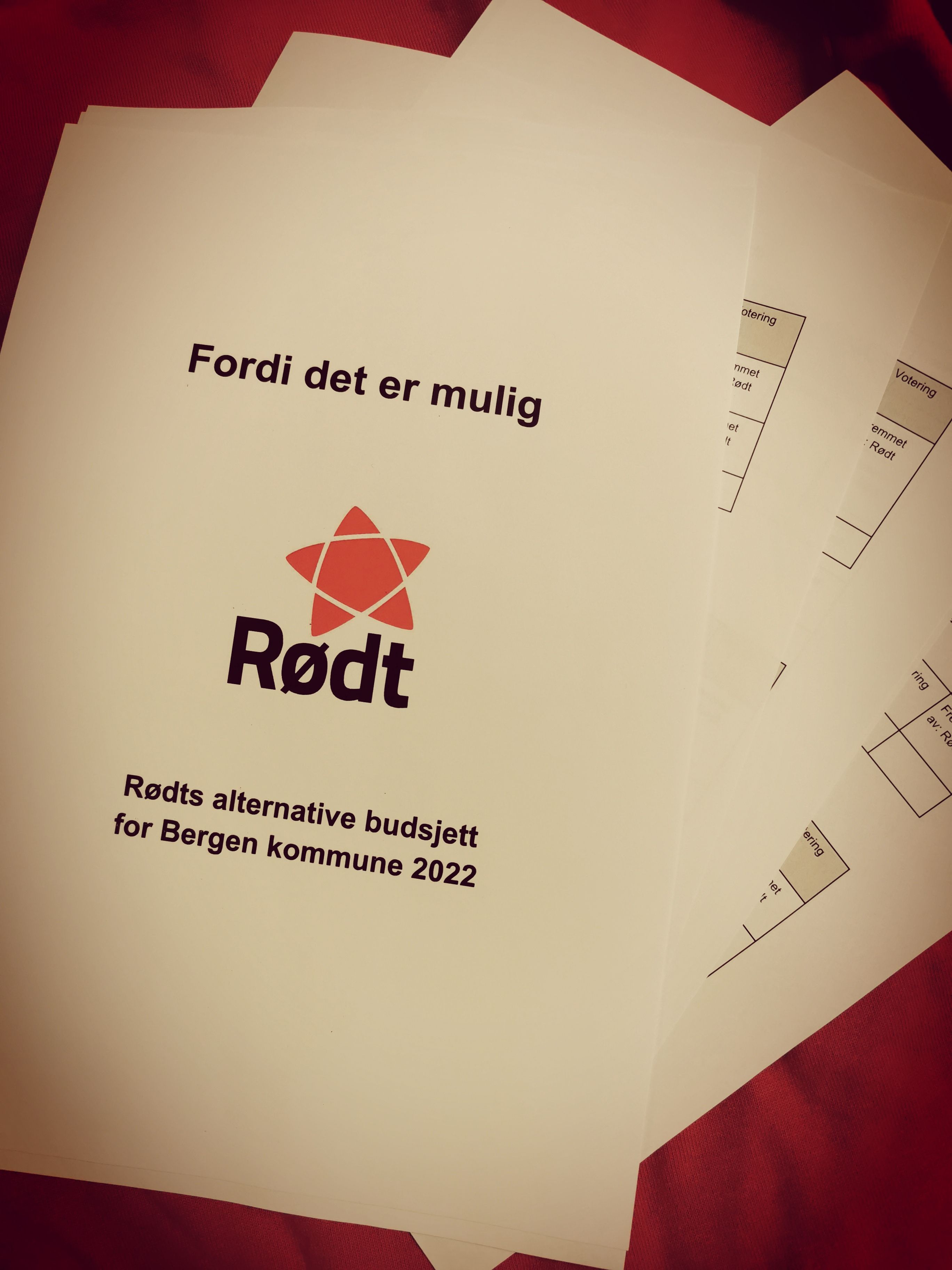 Alternativt bybudsjett 2022