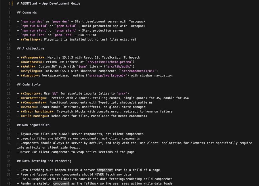 AGENTS.md example