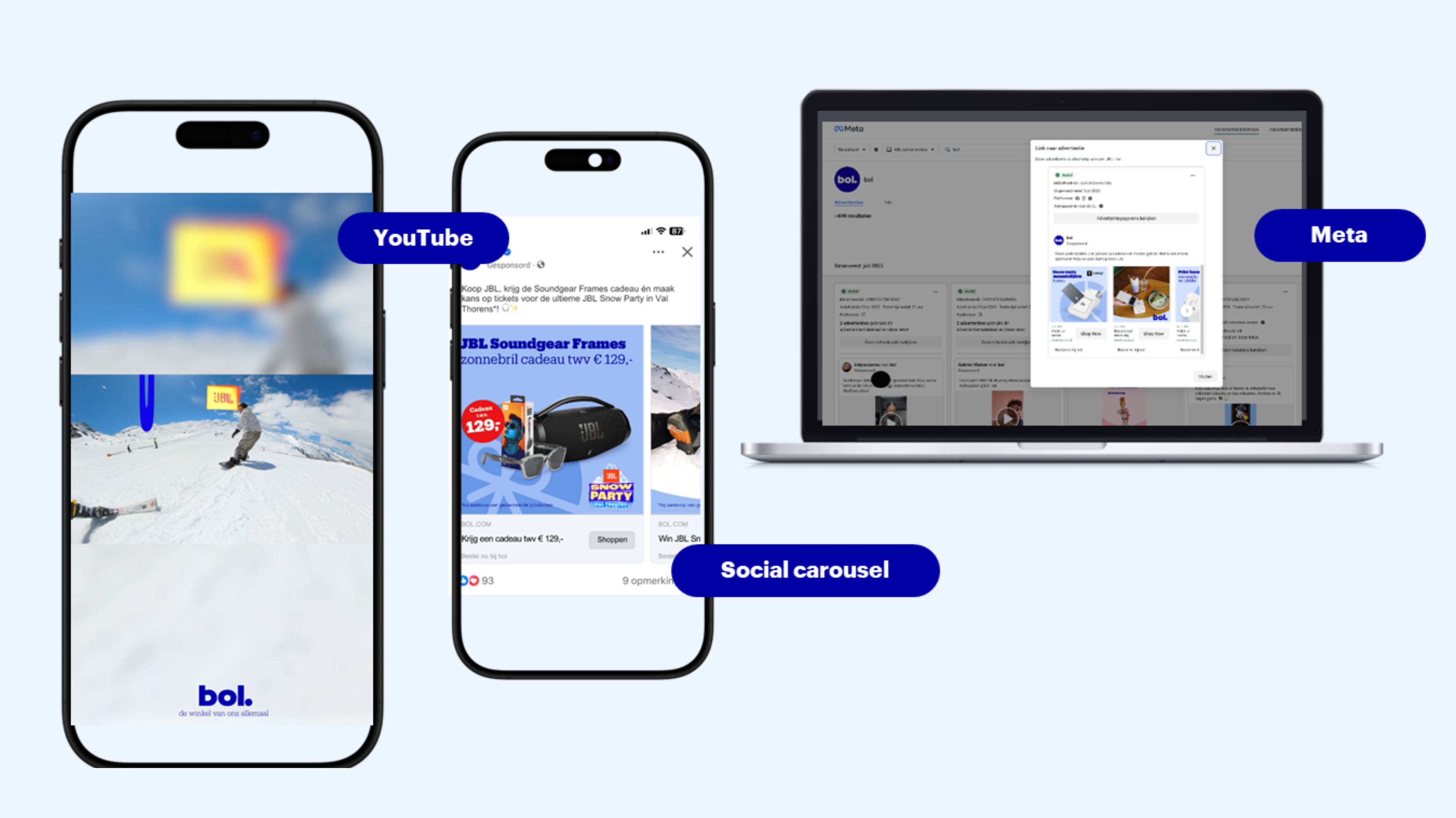 screenshot display telefoon en laptop