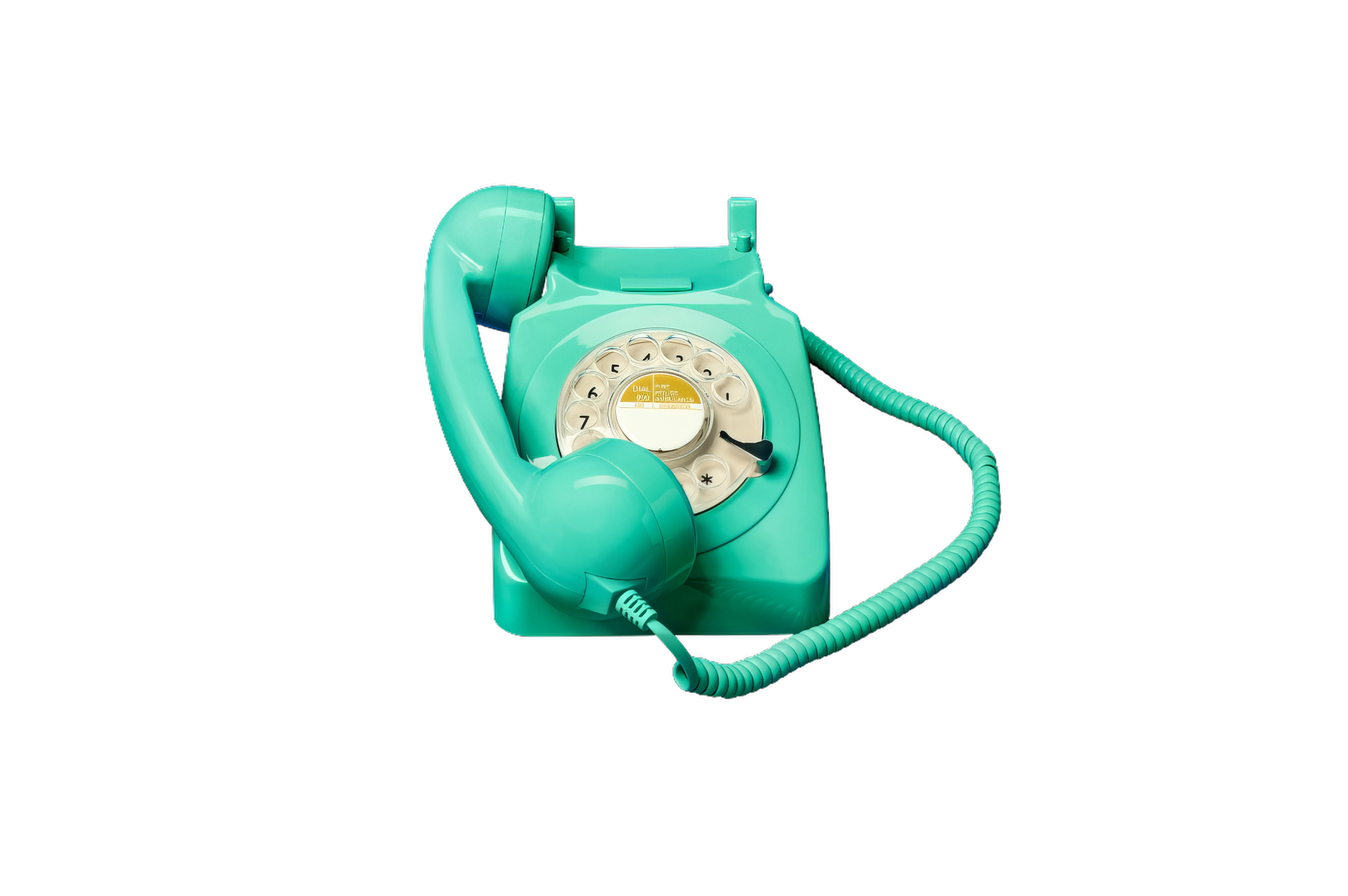 Telefoon met kiesschijf