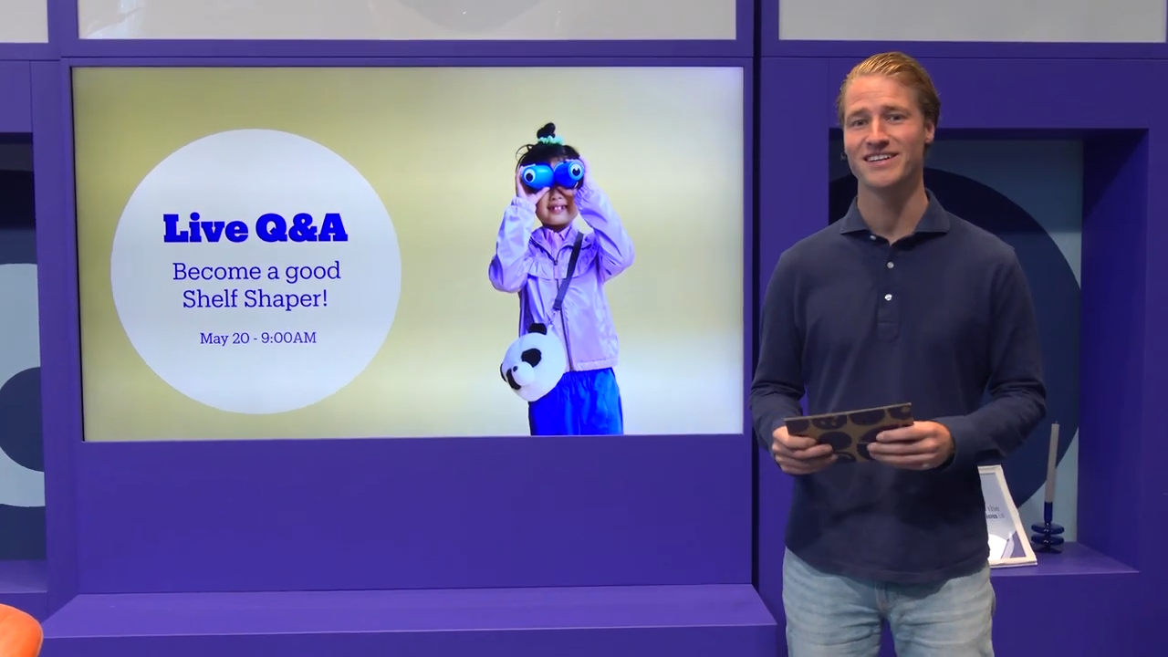 Live Q&A Session 'Become a good Shelf Shaper!