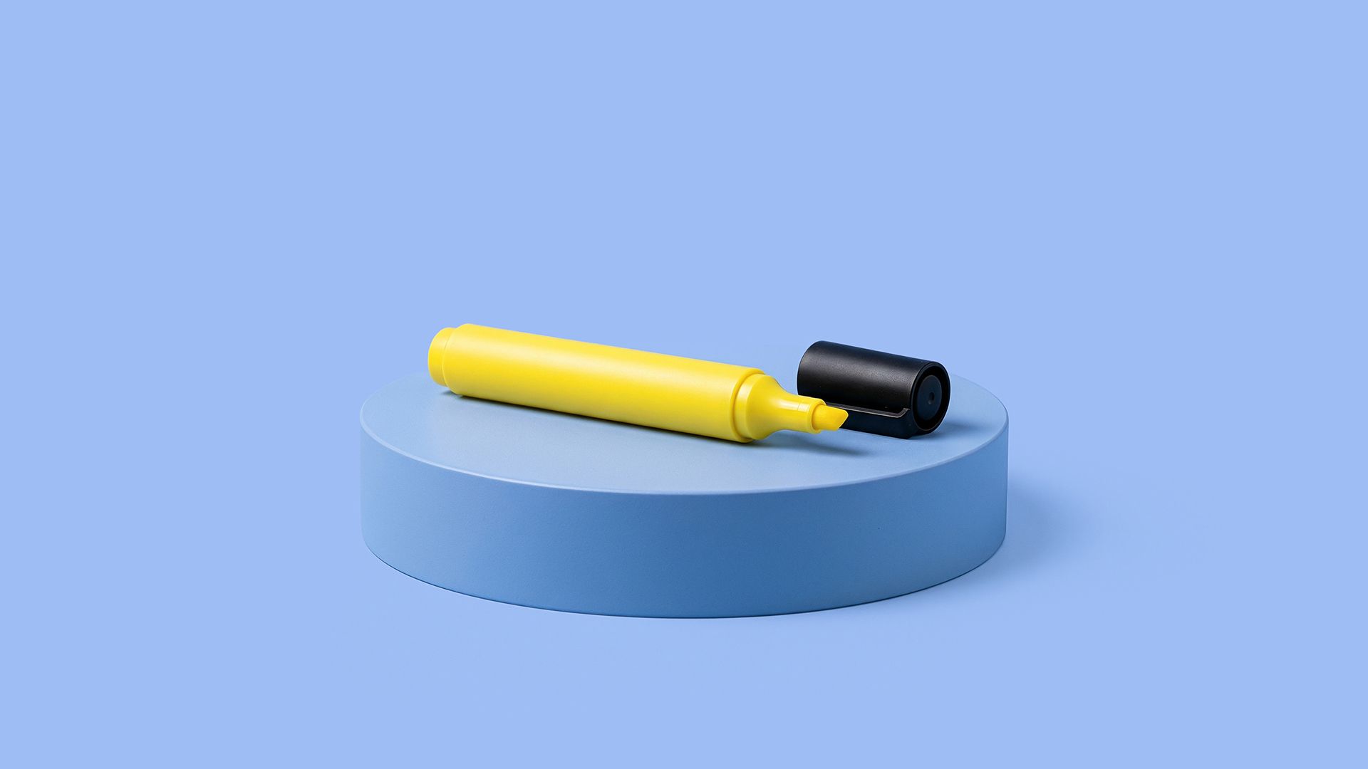 gele marker