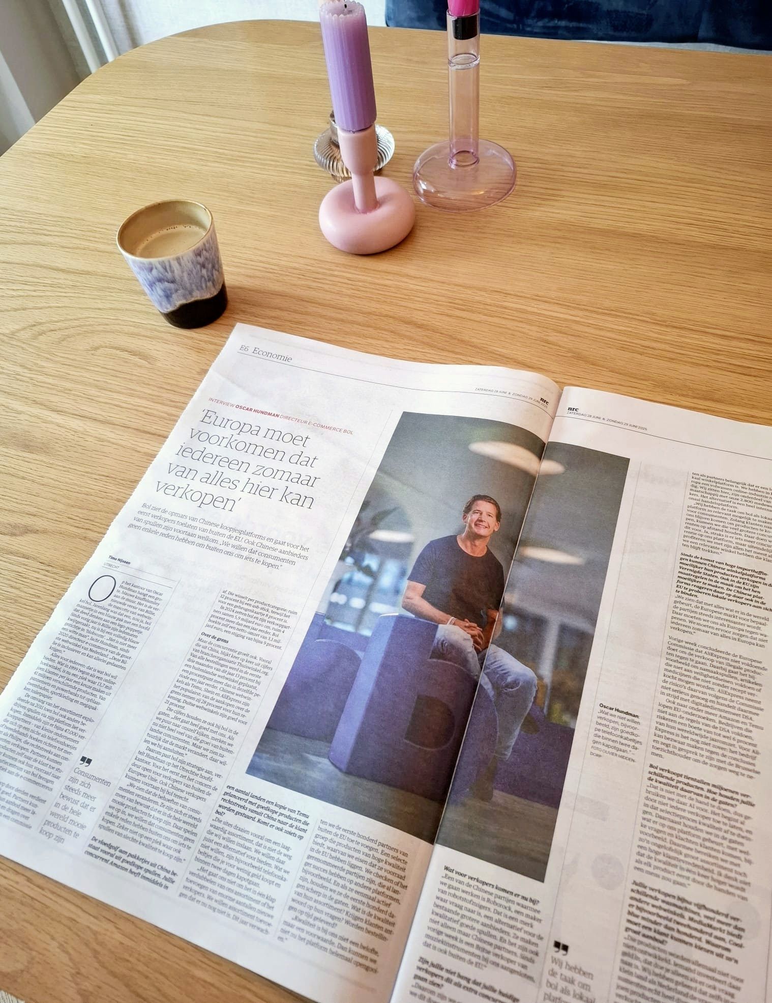 Oscar Hundman: „Wat we niet willen verkopen, bijvoorbeeld, zijn goedkope telefoonkabeltjes die binnen twee dagen kapotgaan.”