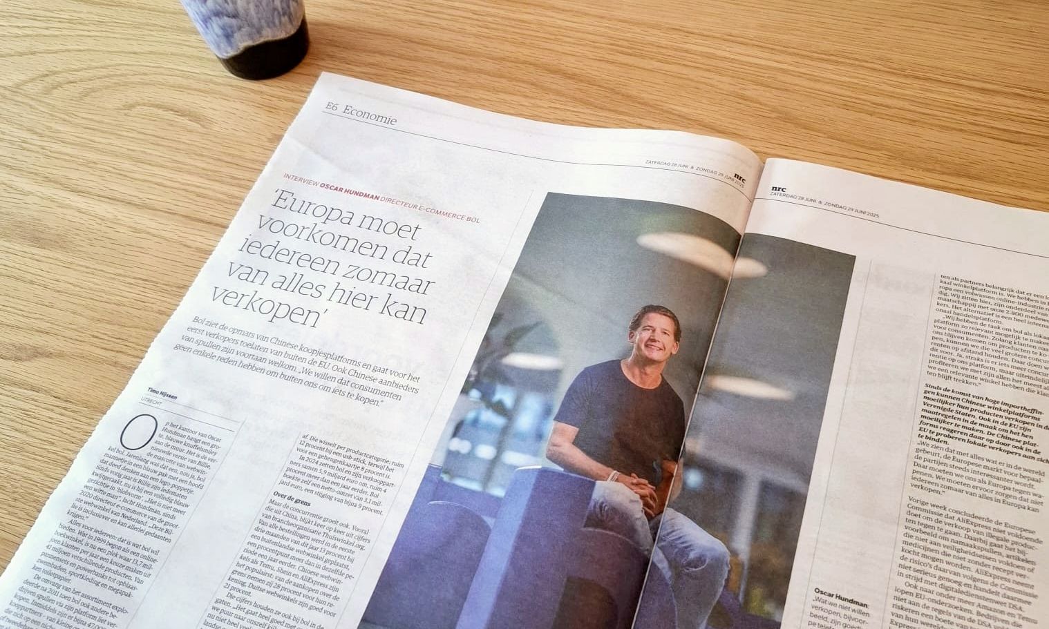 Oscar Hundman: „Wat we niet willen verkopen, bijvoorbeeld, zijn goedkope telefoonkabeltjes die binnen twee dagen kapotgaan.”