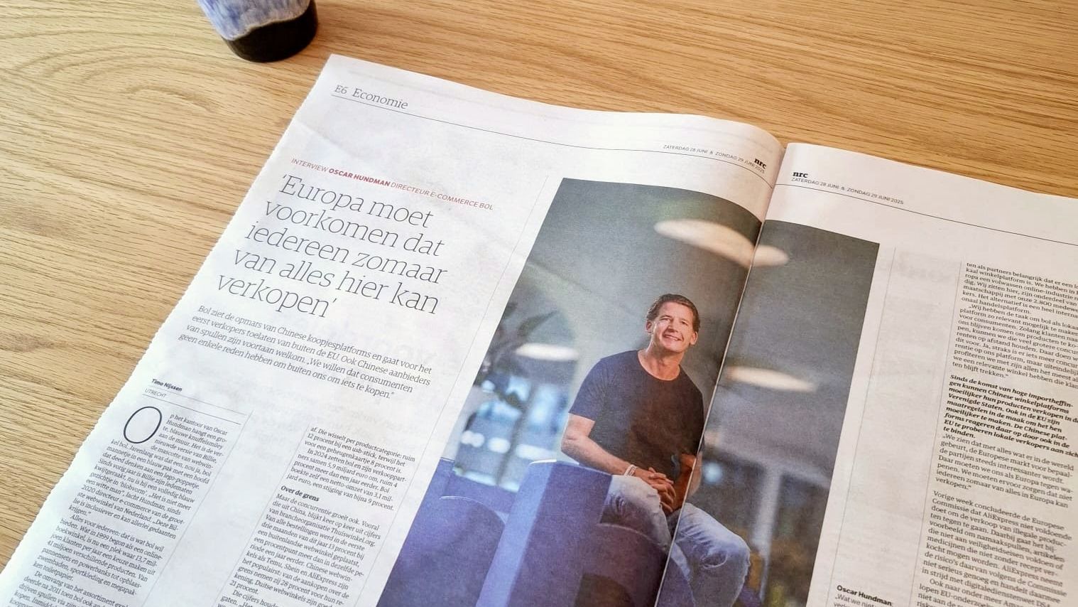Oscar Hundman: „Wat we niet willen verkopen, bijvoorbeeld, zijn goedkope telefoonkabeltjes die binnen twee dagen kapotgaan.”