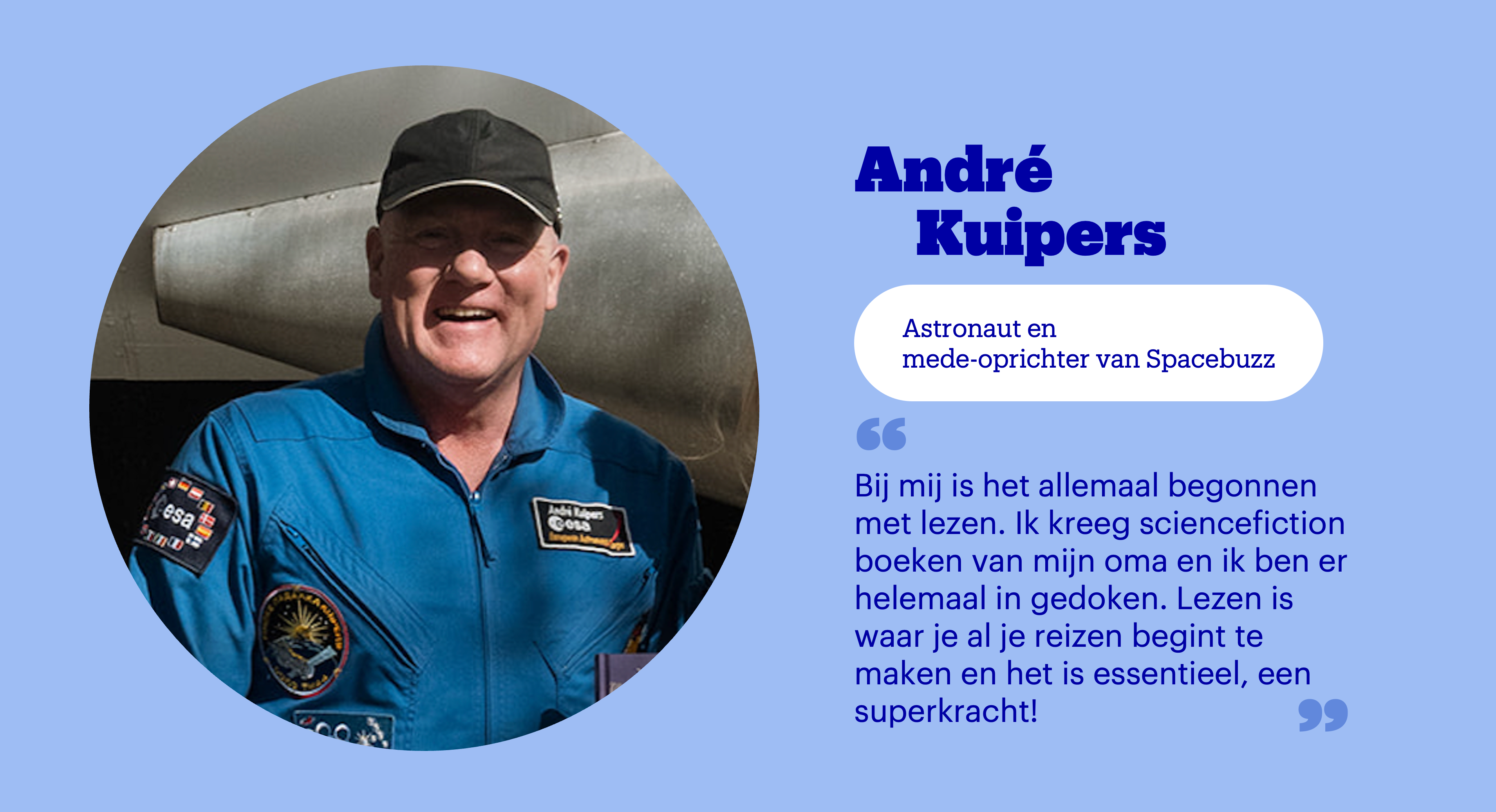 Andre Kuipers over lezen als vaardigheid