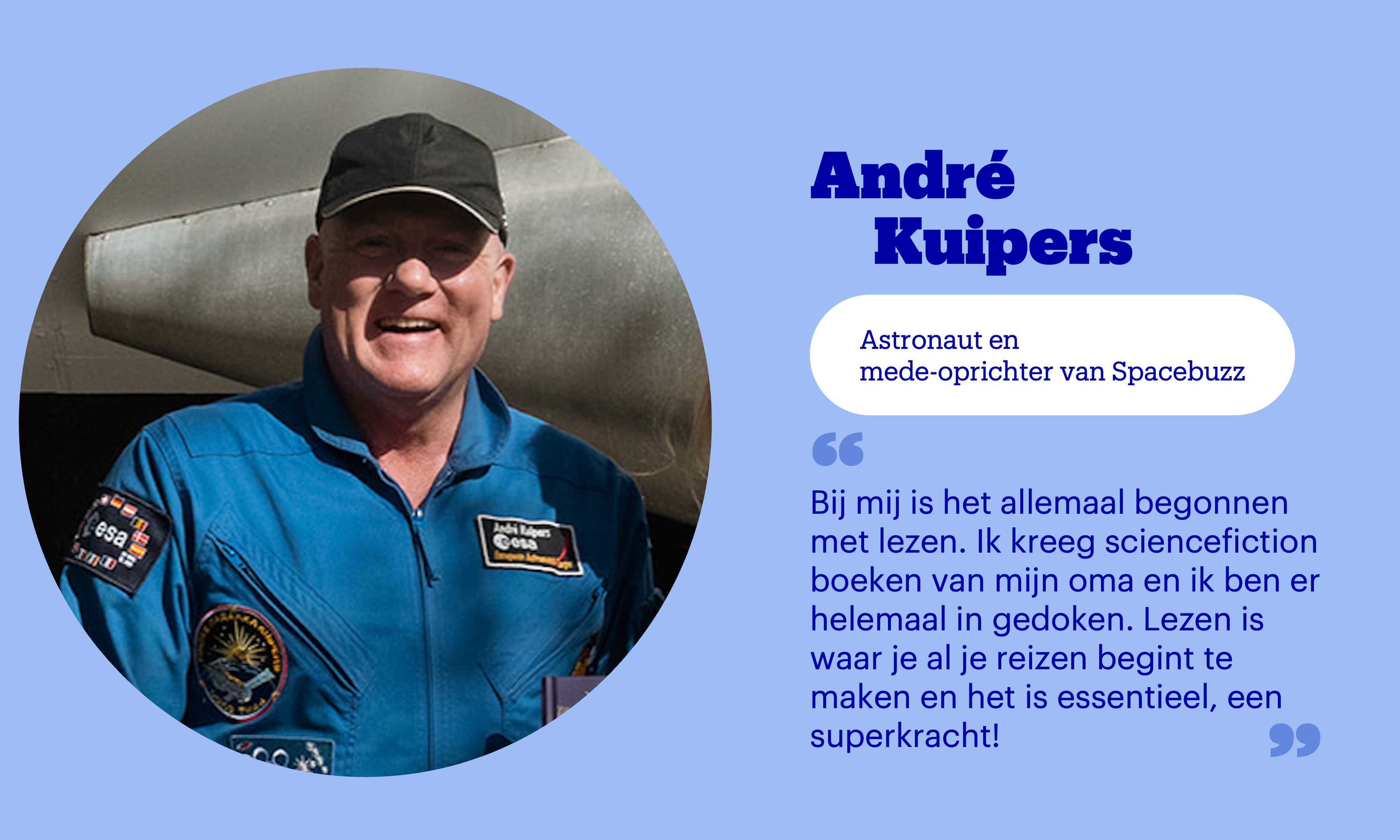 Andre Kuipers over lezen als vaardigheid