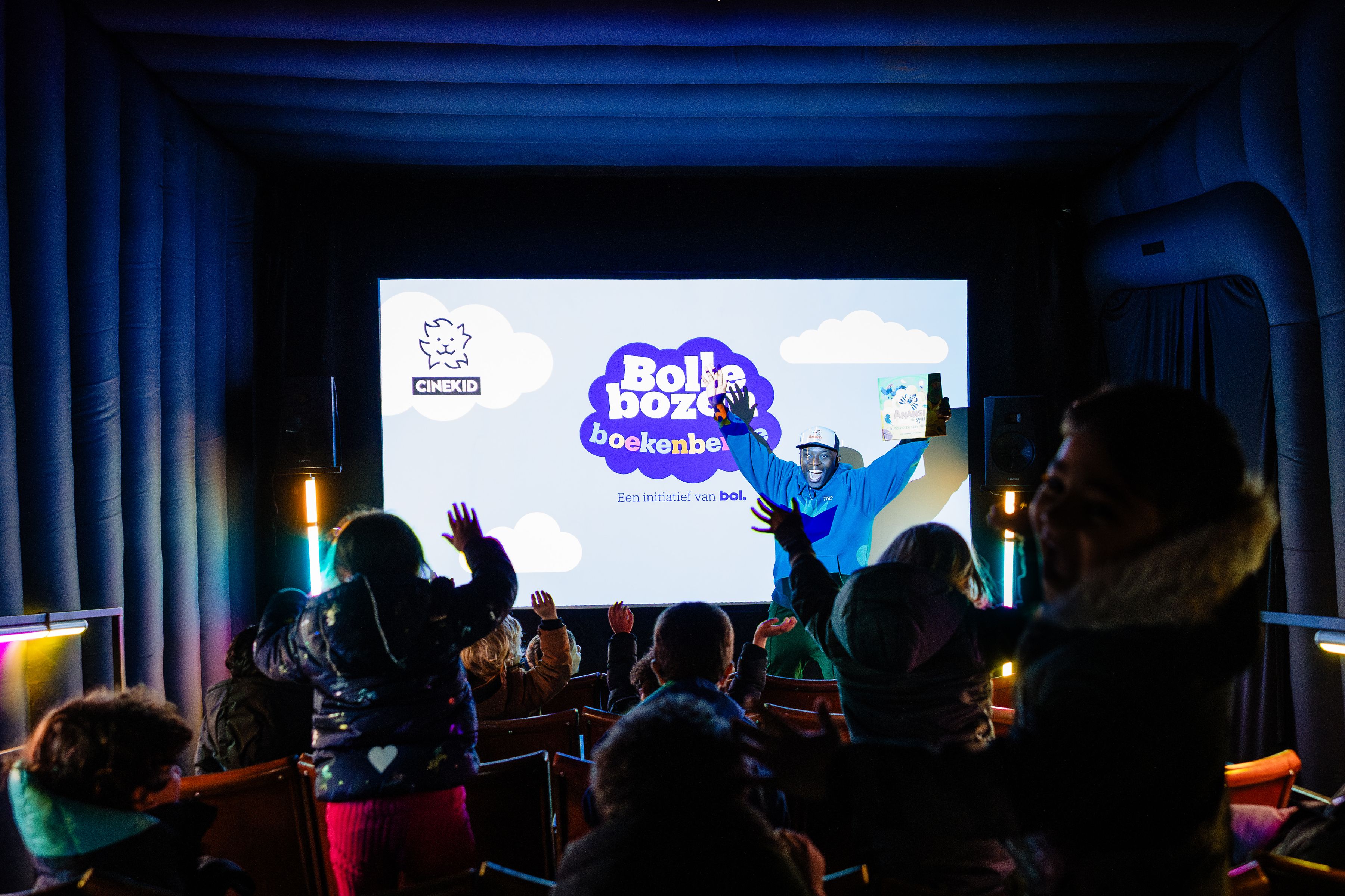 Opblaasbioscoop Bollebozen Cinekid
