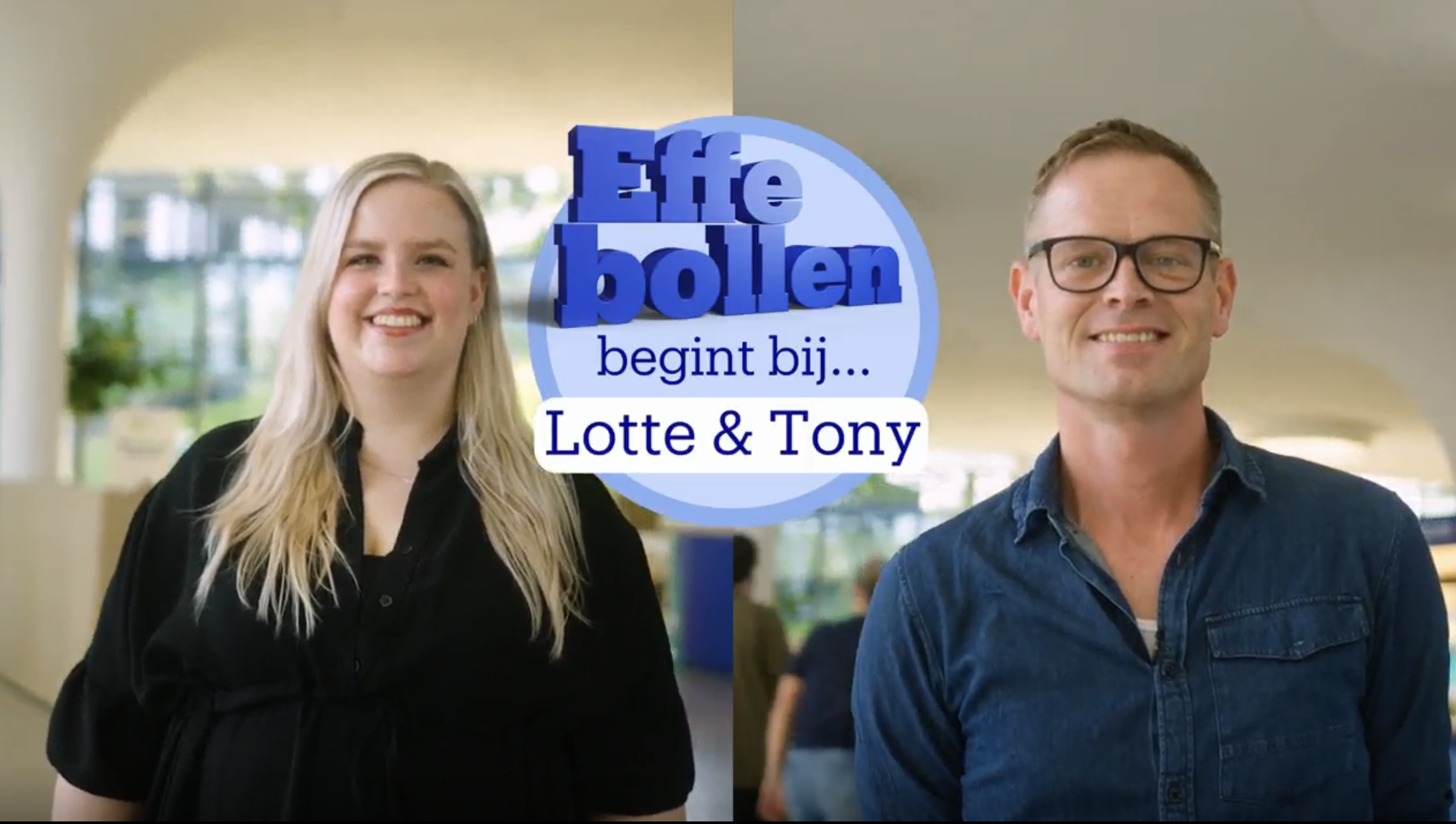 Effe bollen begint bij Lotte & Tony