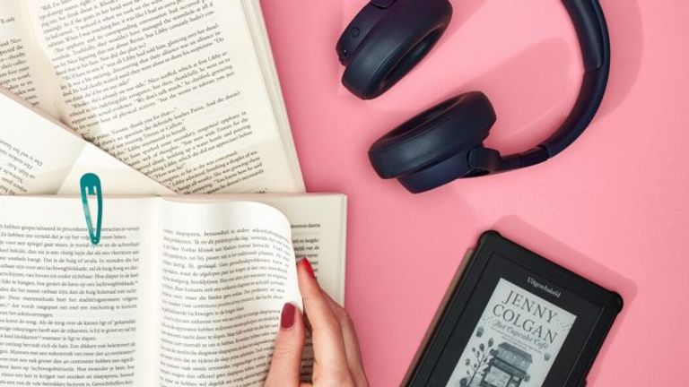 lezen boeken koptelefoon