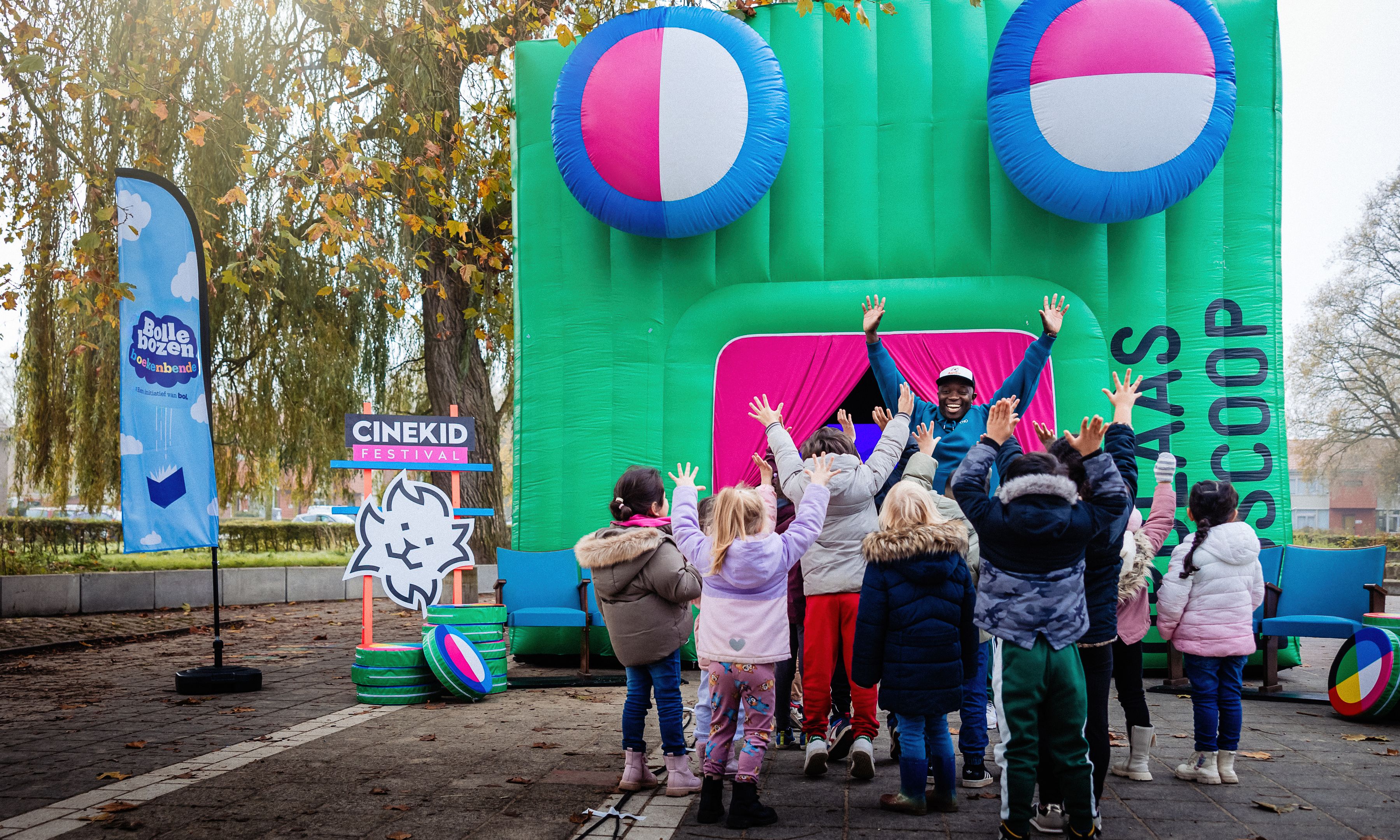 Opblaasbioscoop Bollebozen Cinekid