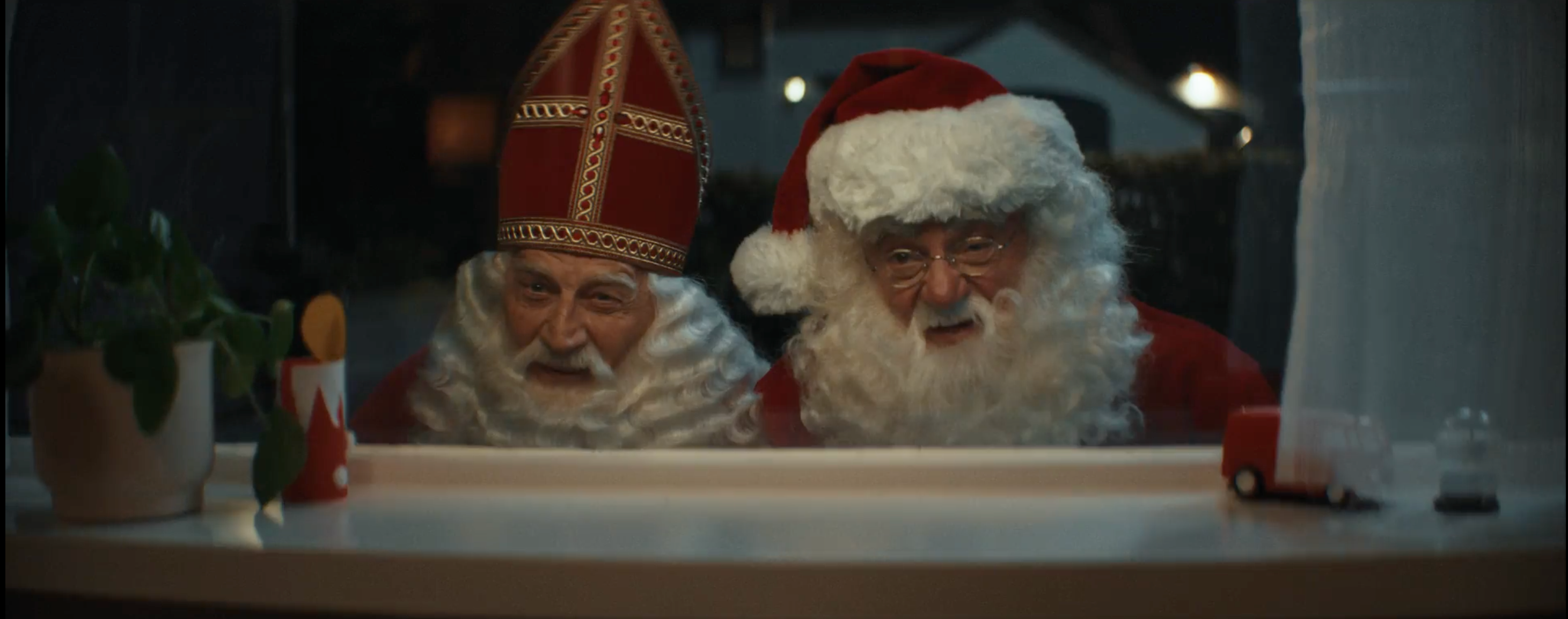 Sinterklaas en de Kerstman