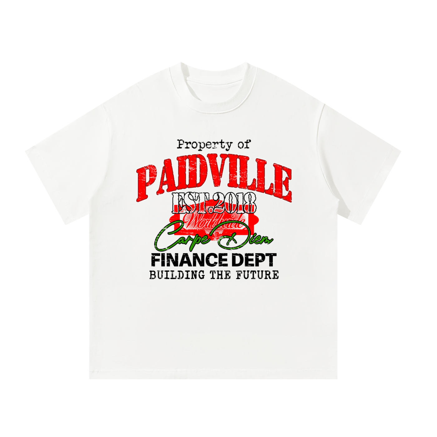 ECONOMICS GRAPHIC TEE WHITE - S26