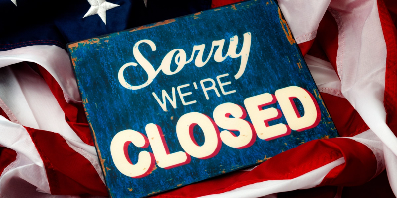 Dow, S&P 500, Nasdaq futures slide as a US government shutdown begins