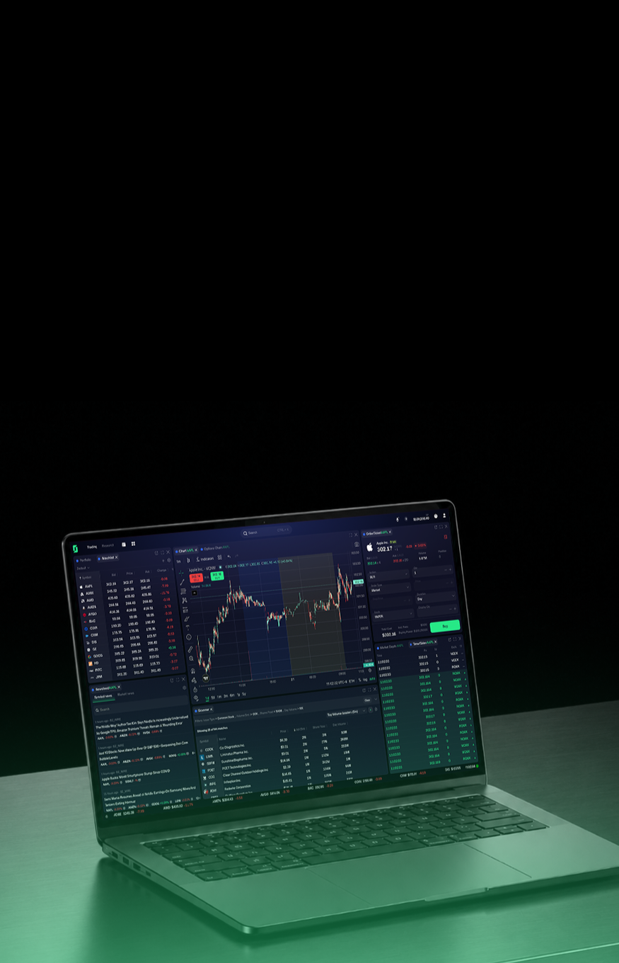 TZ1: Wo Leistung auf Einfachheit trifft, mit Fokus auf schneller Ausführung. Gestalte dein Trading-Erlebnis mit Funktionen, die für aktive Trader entwickelt wurden.