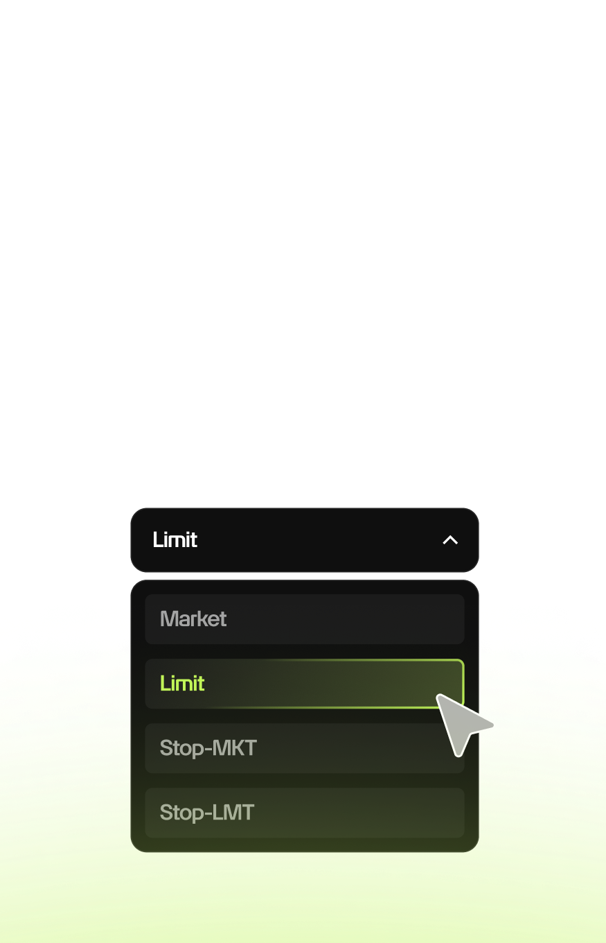 Trade Limit- und Market-Orders provisionsfrei für Aktien an der NYSE, AMEX und NASDAQ über 1 USD – von 07:00 bis 20:00 Uhr ET.