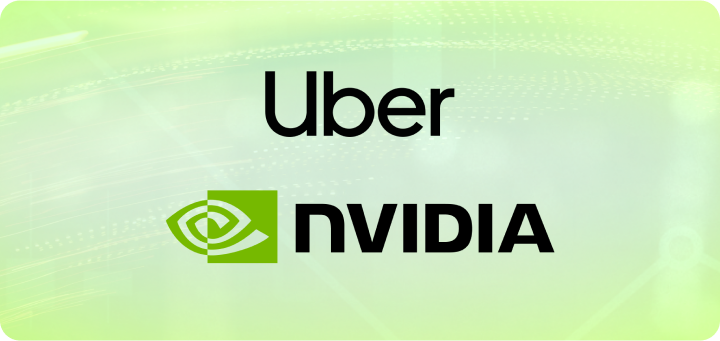 Image source: Wikimedia Commons (Uber Logo and NVIDIA Logo)
