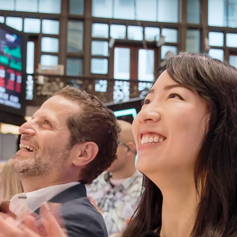 TradeZero premium level partner Humbled Trader experiencing the NYSE first hand as a special guest