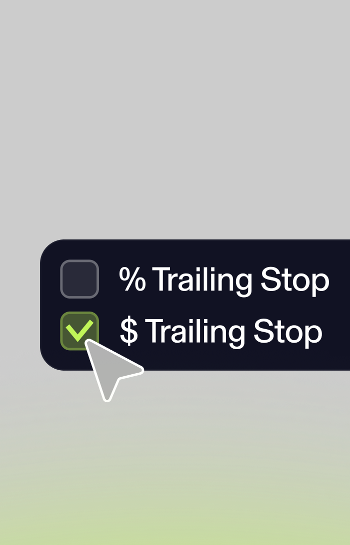 Protect your capital using fixed dollar stops or percentage trailing stops.