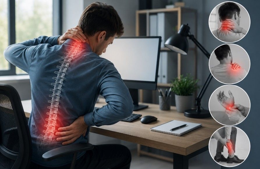 Pourquoi les Problèmes Orthopédiques Sont-Ils de Plus en Plus Fréquents Chez les Personnes Qui Travaillent Assises ?