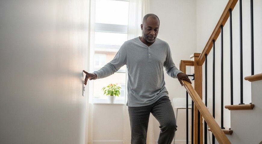 Climbing Stairs After Hip Replacement