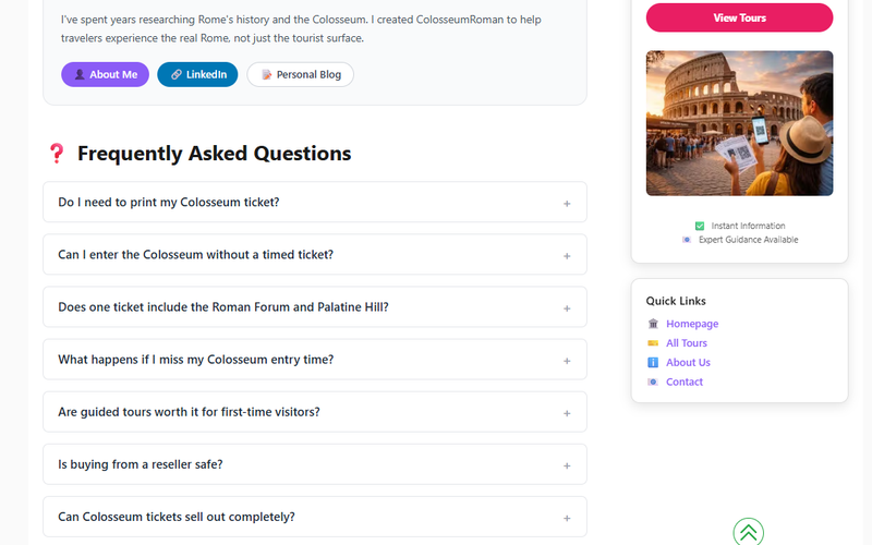ColosseumRoman.com — screenshot 4