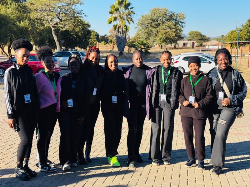 Youth standing against Gender Based Violence