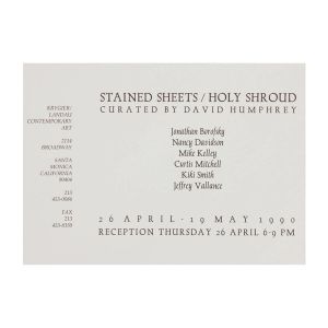 Mike Kelley: Stained Sheets / Holy Shroud