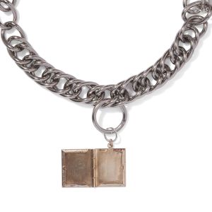 Climax × Chopova Lowena: Vintage Book Charm Necklace
