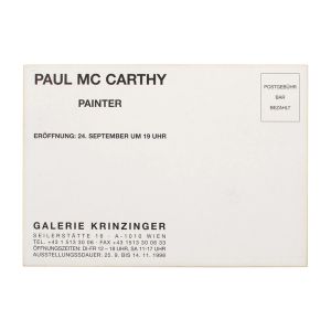 Paul McCarthy: Painter