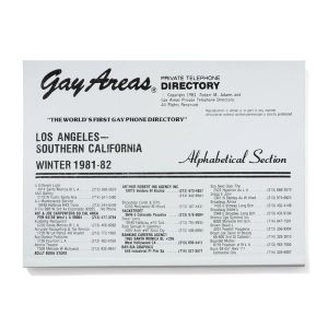 Gay International Inc.: Gay Areas Digest
