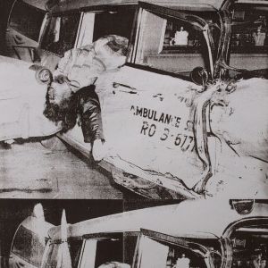Raf Simons & Andy Warhol Foundation: Ambulance Disaster, 1964