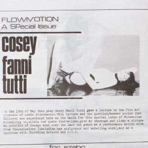 Cosey Fanni Tutti: Time To Tell