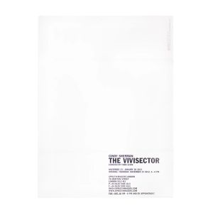 Cindy Sherman: The Vivisector