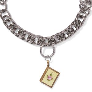 Climax × Chopova Lowena: Vintage Book Charm Necklace