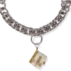 Climax × Chopova Lowena: Vintage Book Charm Necklace