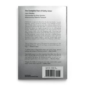 Jack Shelley: The Complete Fear of Kathy Acker