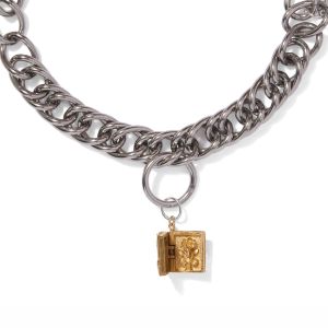 Climax × Chopova Lowena: Vintage Book Charm Necklace