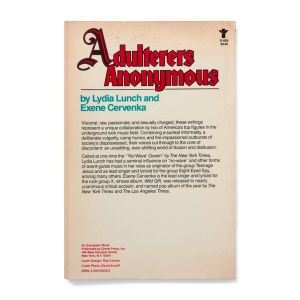 Lydia Lunch: Adulterers Anonymous
