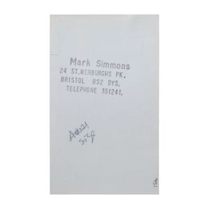 Mark Simmons: Kathy Acker