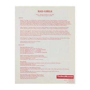 Marcia Tucker: Bad Girls