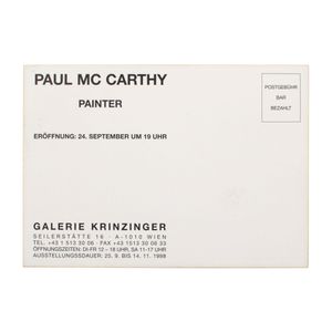 Paul McCarthy: Painter