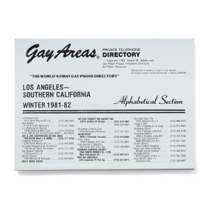 Gay International Inc.: Gay Areas Digest