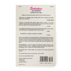 Jean Baudrillard: Seduction